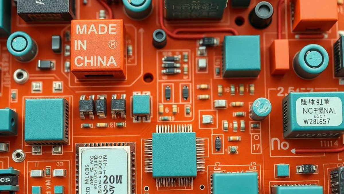 واردات قطعات الکترونیکی از چین